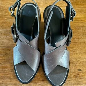 NWT All Saints Elin Wedge Sandal